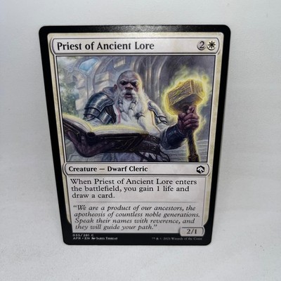 Priest of Ancient Lore Adventures in the Forgotten Realms Magic: The Gathering