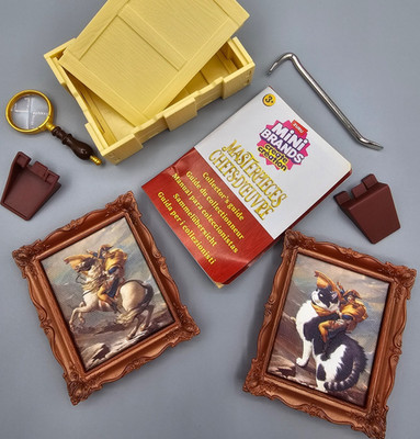 Mini Brands Masterpieces Napoleon Crossing the Alps JL David 2 pc set MORE