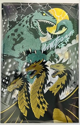 GODZILLA IN HELL #1 SIGNED BY LLOYD BAILEY NYCC 2025 VIRGIN VARIANT LTD