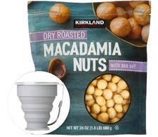 Kirkland Signature Dry Roasted Macadamia Nuts, 1.5 lbs. Item 1195303. Bundle...