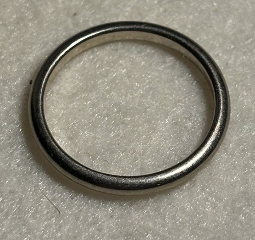 14K White Gold Pinky/Toe Ring Size 4.0 - Picture 2 of 12