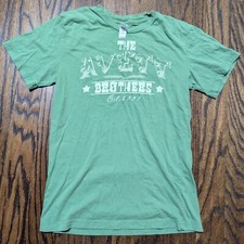 The Avett Brothers Green SHIRT (Small) 17x25 Folk Rock Bluegrass Indie Band Bros