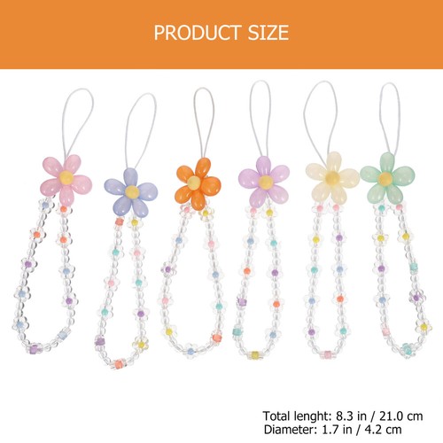 6 Pcs Dekoratives Handgelenkseil Von Handyen Dekore Für Handy-Lanyards - Zdjęcie 8 z 12