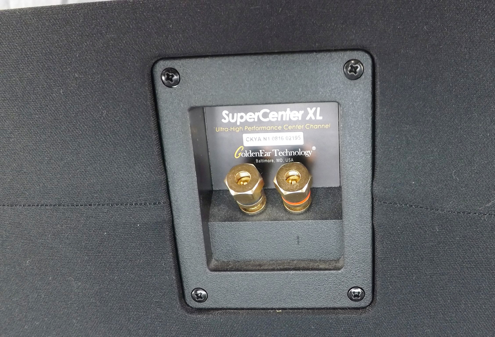 GoldenEar SuperCenter XL Center Channel Speaker Golden Ear Black eBay
