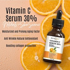 30 VITAMIN C SERUM  E  RETINOL  HYALURONIC ACID HA ORGANIC ANTI-AGING