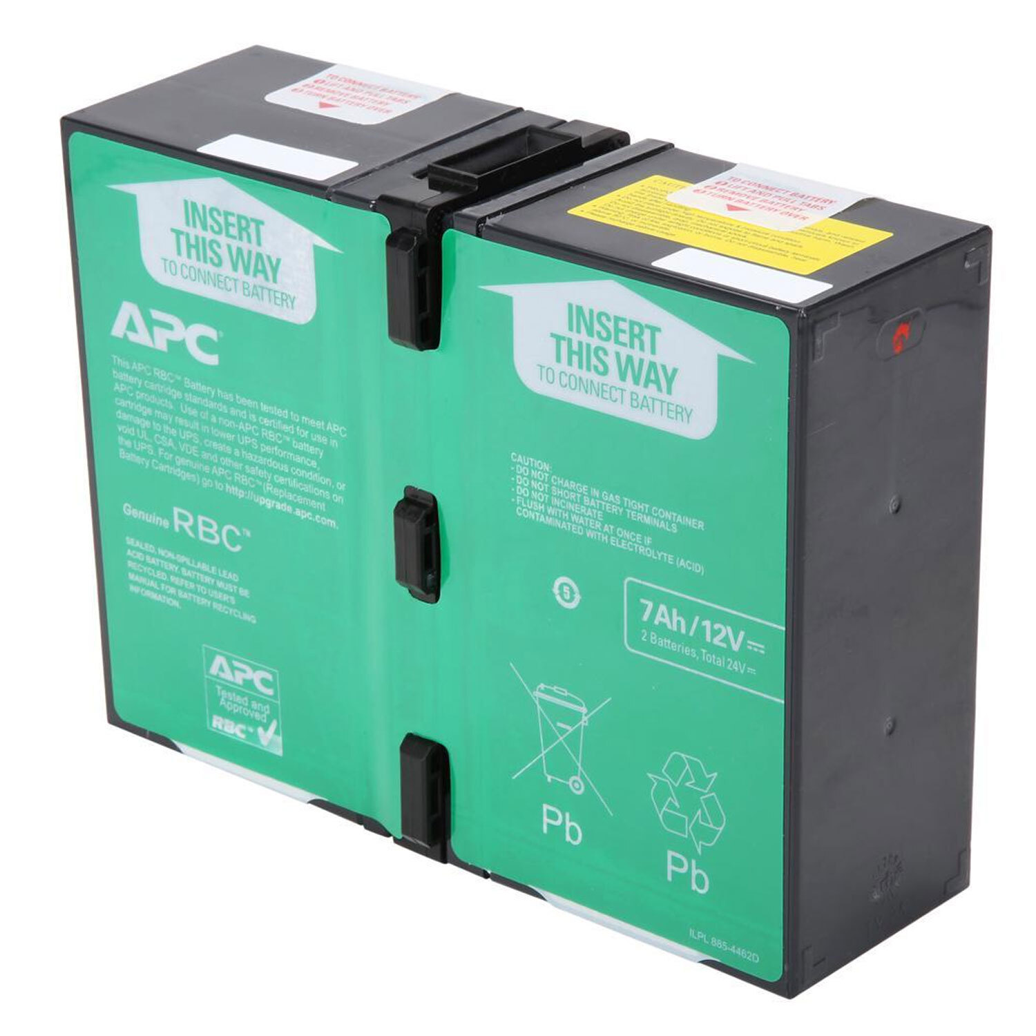 Pacco Batteria APC APCRBC123 - Per UPS BR900GI, BR900G-GR, SMT750RMI2U, Sostituzione A Caldo