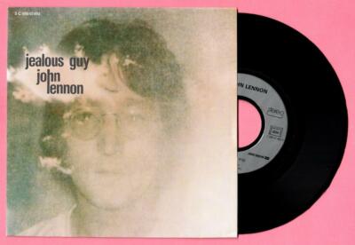 John Lennon FRENCH EMI 2C 008-07.492 JEALOUS GUY w/Pic Cover ()
