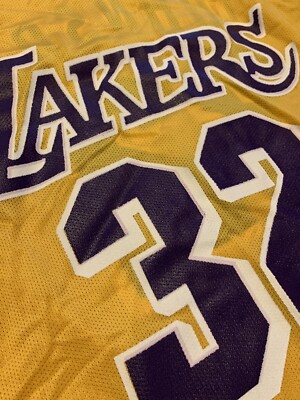 VTG 90s Champion NBA Magic Johnson Los Angeles Lakers Jersey Rare