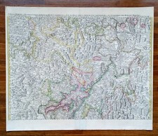 🌍 J. B. Homann: CURSUS RHENI A BASILEA USQUED AD BONNAM. 1740