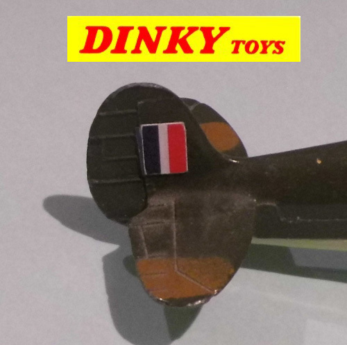 Dinky Spitfire No.719 Original Style Papier Aufkleber Set - Bild 3 von 3