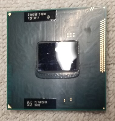 Intel Core i3-2350M SR0DN 2.3GHz 3MB Dual-core Mobile CPU Socket G2 988-pin