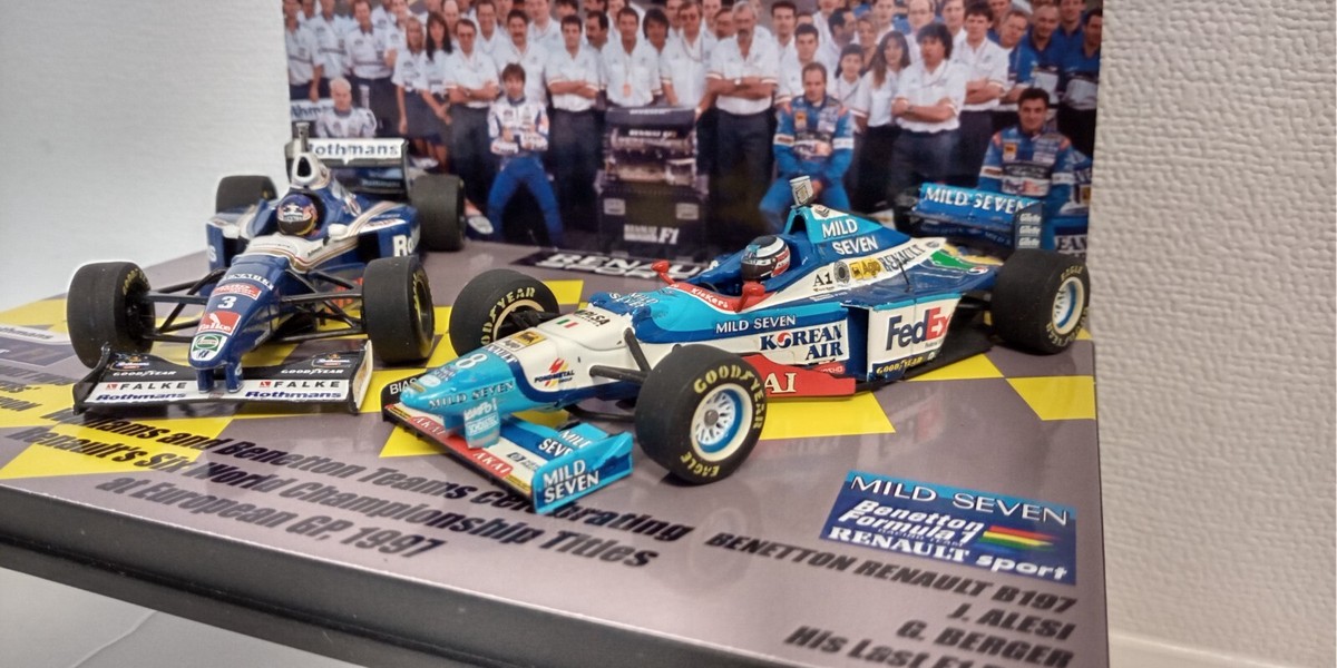 Miniature voiture F1 Benetton Renault 1997 - Collection