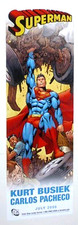 Superman Promo Poster DC Comics 2006 Slim 34" x 11" inches Comes Folded NEW