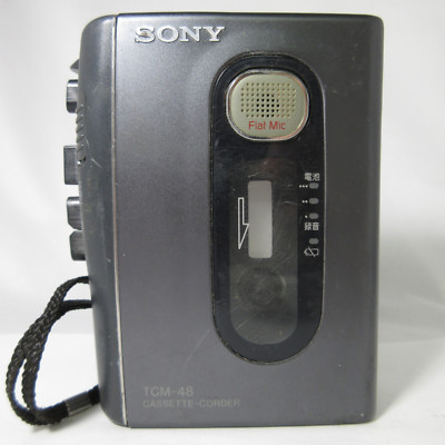 ポータブルプレーヤー SONY TCM-48 Cassette-Corder SONY CASSETTE CORDER TCM-48 NO TEST Walkman Tape Player