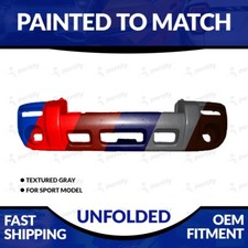 New Painted To Match 2002-2004 Jeep Liberty Unfolded Front Bumper