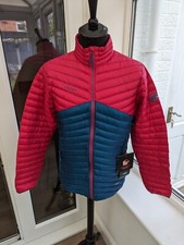 Mammut Broad Insulated Puffer Jacket Pertex 850+ Down Sapphire Dragon Size Uk14