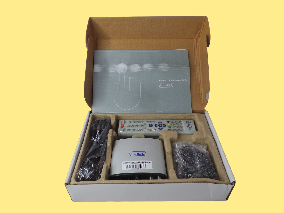 amino IPセットトップボックス AMINO Aminet 125 Multi-codec IPTV Set - Free Shipping | eBay