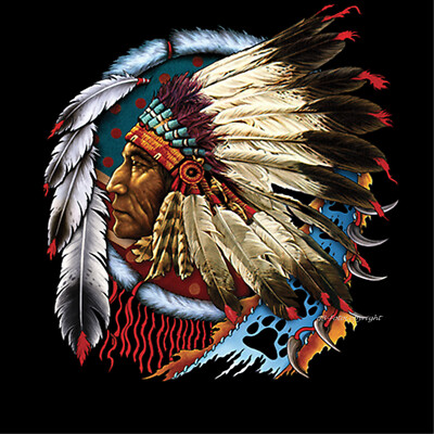 Indianer Motiv T-Shirt Dreamcatcher Native Indian Country Western Geschenk *3067