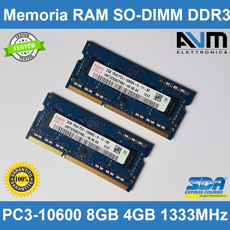 Modulo Memoria PC3-10600 1333MHz SO-DIMM 204 Pin StarGalaxy RAM 4 GB DDR3 1333 MHz SODIMM Per Notebook - 204 Pin, Singolo Modulo, Garanzia A Vita Memoria Sodimm 1333mhz - Foto 4