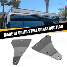 Windshield Roof 52" LED Light Bar Steel Mounting Bracket For Hummer H3 2006-2010