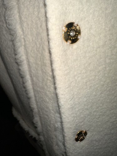 Vintage Escada Off-White Wool Dress Blazer/Jacket Size 40 - Picture 3 of 11
