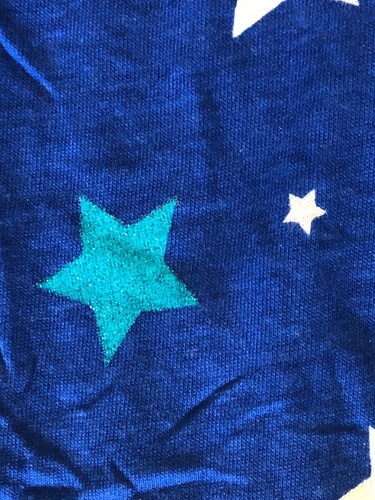 Justice Exciting Top Sequins Stars Shimmer Size 12 BNWT Bra Shelf Patriotic ๐บ - Picture 3 of 9