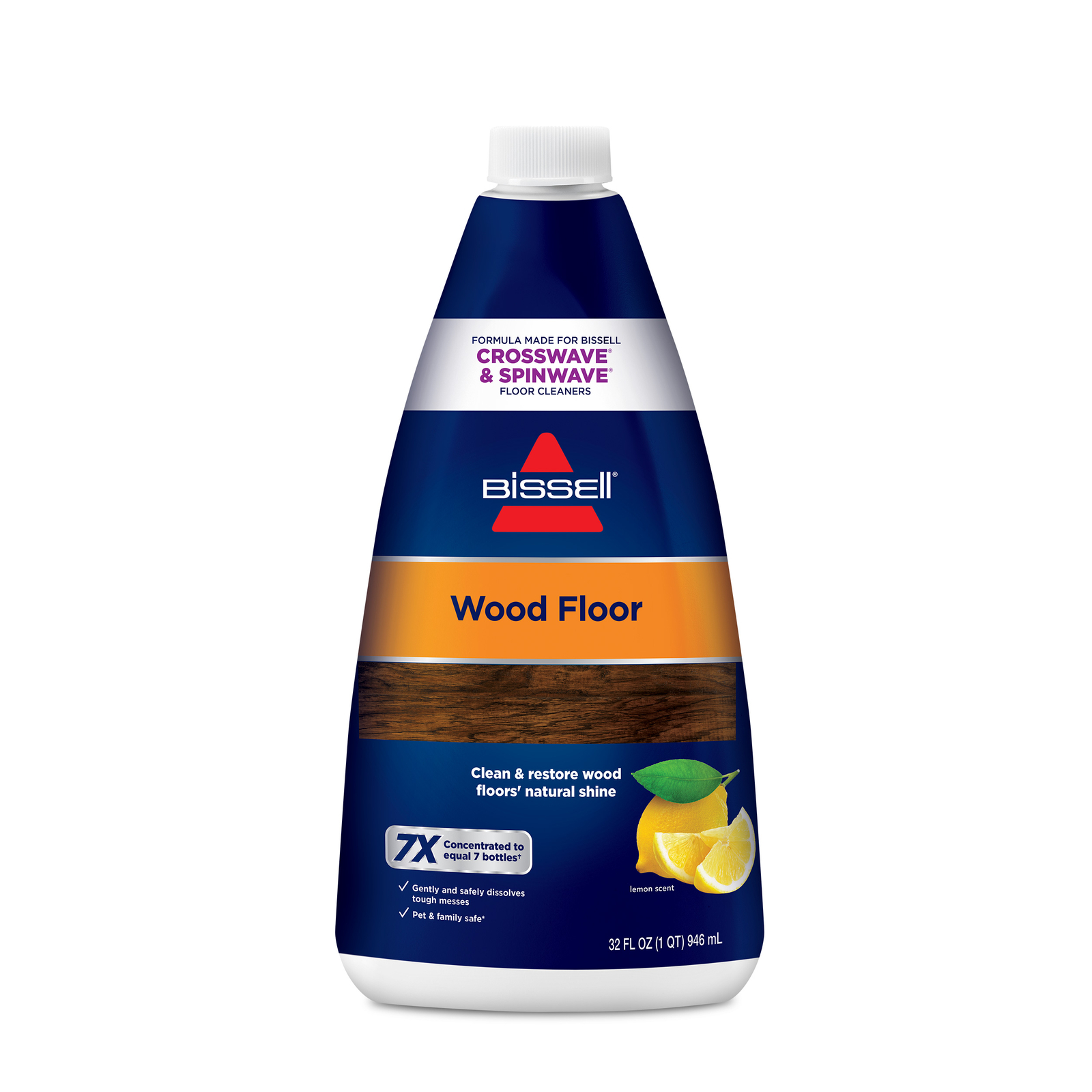 BISSELL Wood Floor Formula for CrossWave & SpinWave - 32oz b