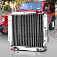 3 Rows Aluminum Radiator For 87-06,2002 Jeep Wrangler YJ TJ 2.4L 2.5L 4.0L L4 L6