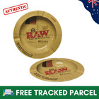 <!--F#f_0-->Raw Classic Small Metal Round Rolling Cigarette Ashtray - Stainless Steel<!--F/-->