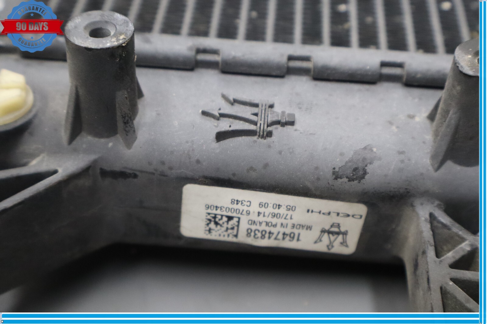 14-22 Maserati Ghibli Levante M157 Aux Auxiliary Water Cooling Radiator Oem