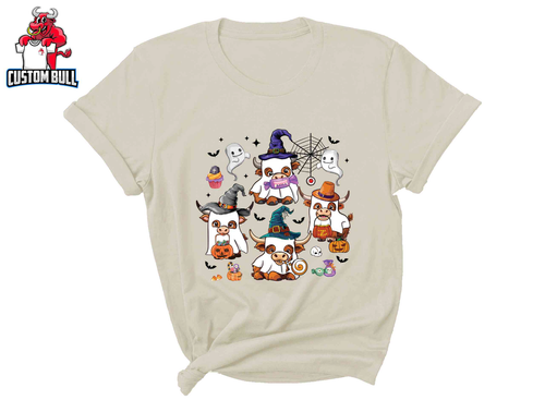 Highland Cow Halloween Shirt, Halloween Shirt, Western Halloween Shirt - Picture 11 of 14