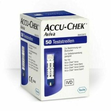 Accu-chek Aviva 50 strisce reattive diabete test glucosio 