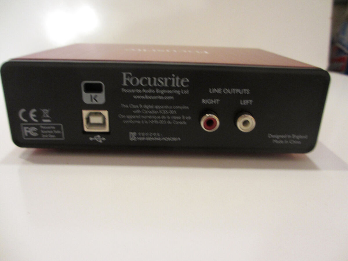 Focusrite Scarlett Solo Studio (2nd Gen) USB Audio Interface Focusrite Scarlett Solo Studio (2nd Gen) USB Audio Interface