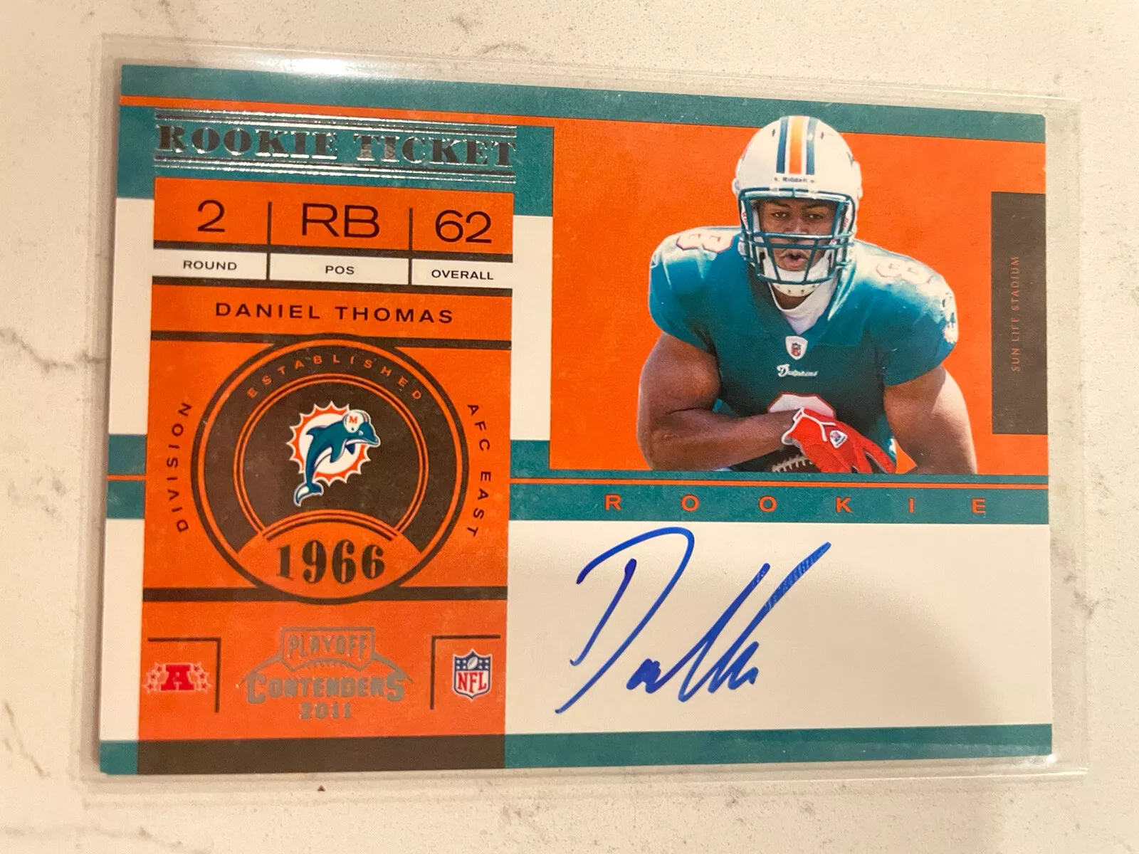 Daniel Thomas trading card