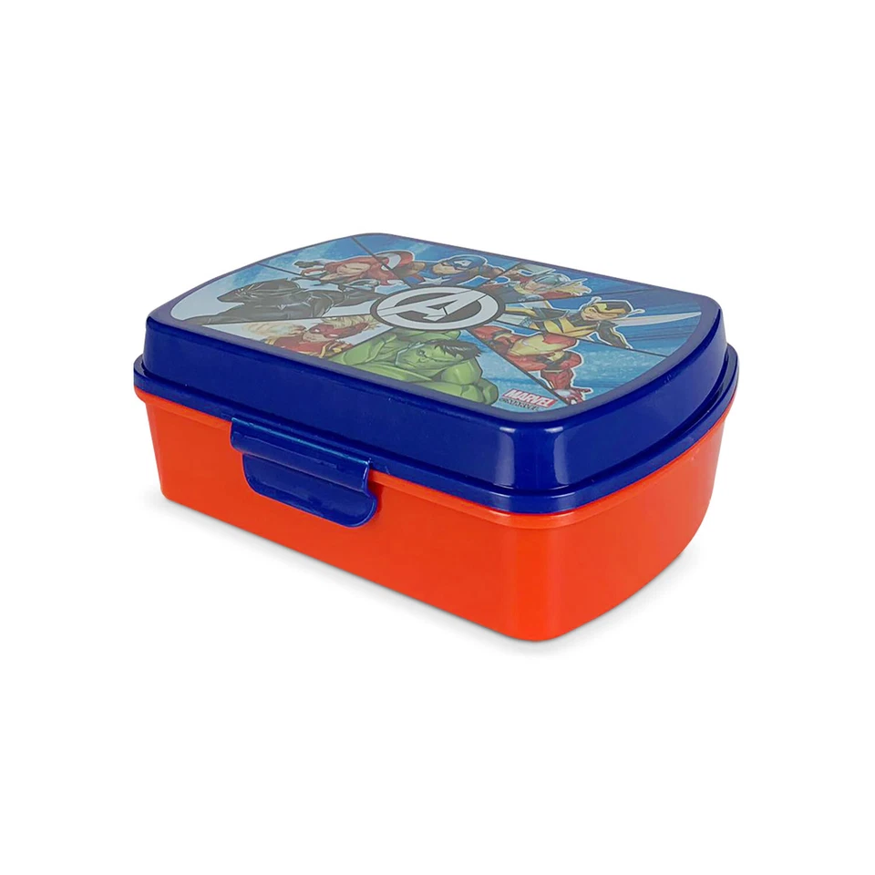 Set pranzo 2 pezzi Marvel Avengers ufficiale borraccia 500ml e portapranzo 5386 - Immagine 3 di 4