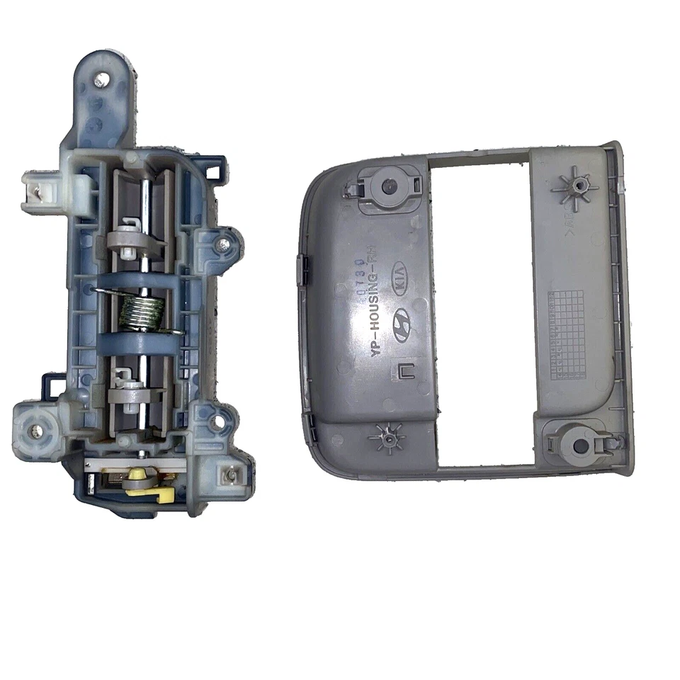 Furgoneta KIA Sedona 2015-2018 interior trasero manija puerta corredera gris pasajero OEM Foto 3 de 4