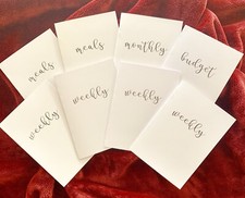 Standard - 8 Travelers Notebook Planner Inserts