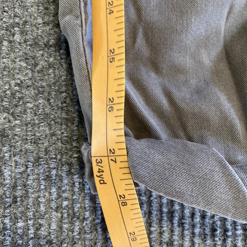 Paige Pants Mens 30 Grey Pickets Drawstring Elastic Back Stretch Waste Altered - Picture 6 of 13