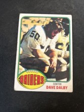 1976 Topps Football Card 112 Dave Dalby Oakland Raiders VgEx Free Shipping!