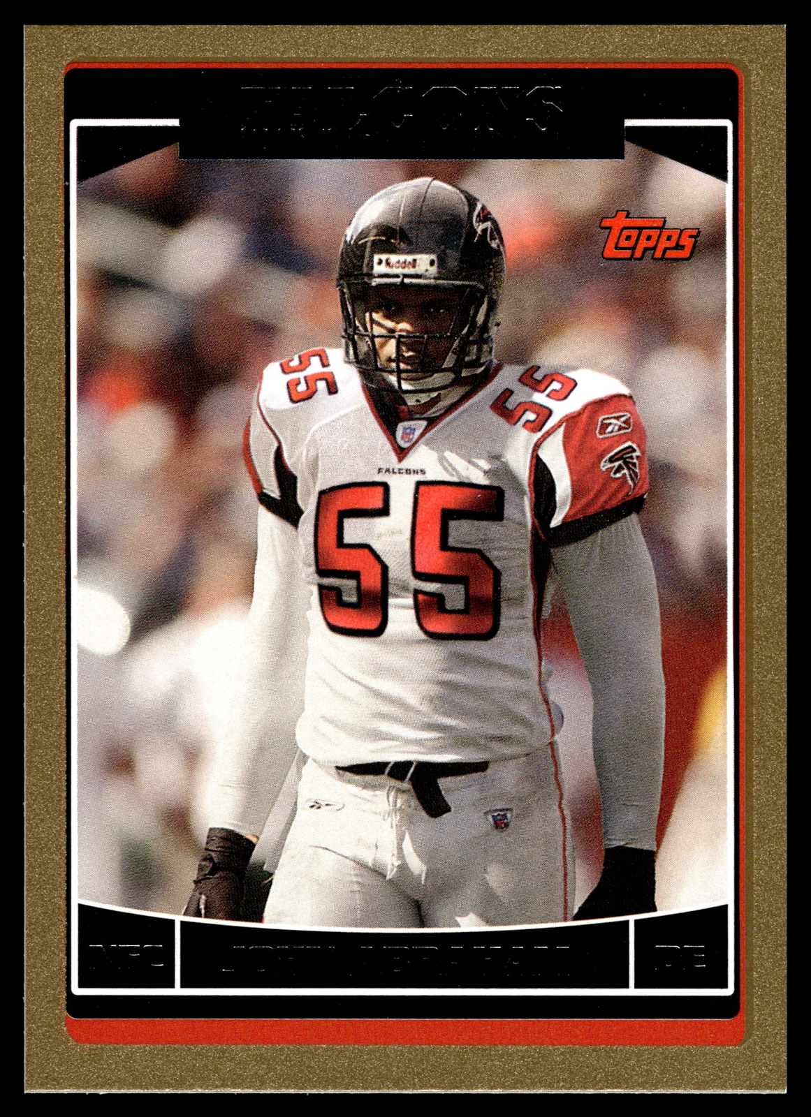 John Abraham 2006 Topps Gold Card 960/2006 #59