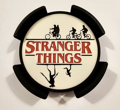 Stranger Things Untersetzer 4er Set mit Halter