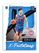 2020-21 Donruss Basketball #7 Killian Hayes Great X-Pectations Detroit Pistons