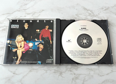 Blondie Plastic Letters CD UK IMPORT! Chrysalis BONUS TRACKS