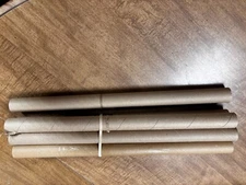 7+ Recycled 18" Paper cardboard TUBES ROLLS CLEAN-arts crafts scrapbooking Schol