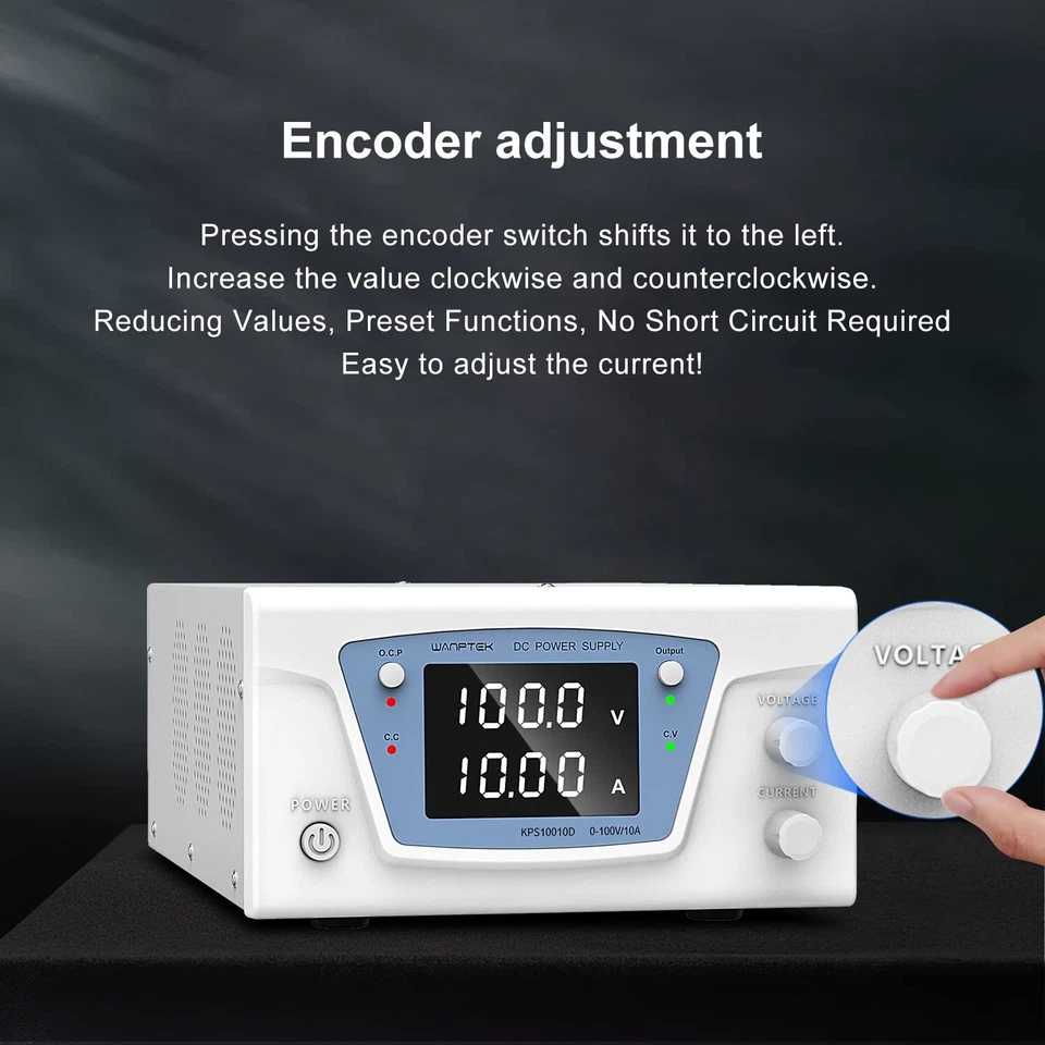 15/30/60V 30A 40A 50A 60A Lab Adjustable DC Power Supply Variable Bench Switch - Image 3 of 4