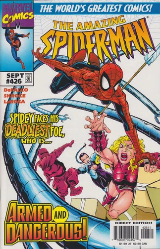 AMAZING SPIDER-MAN #426 VF/NM, Direct, Marvel Comics 1997 Stock Image