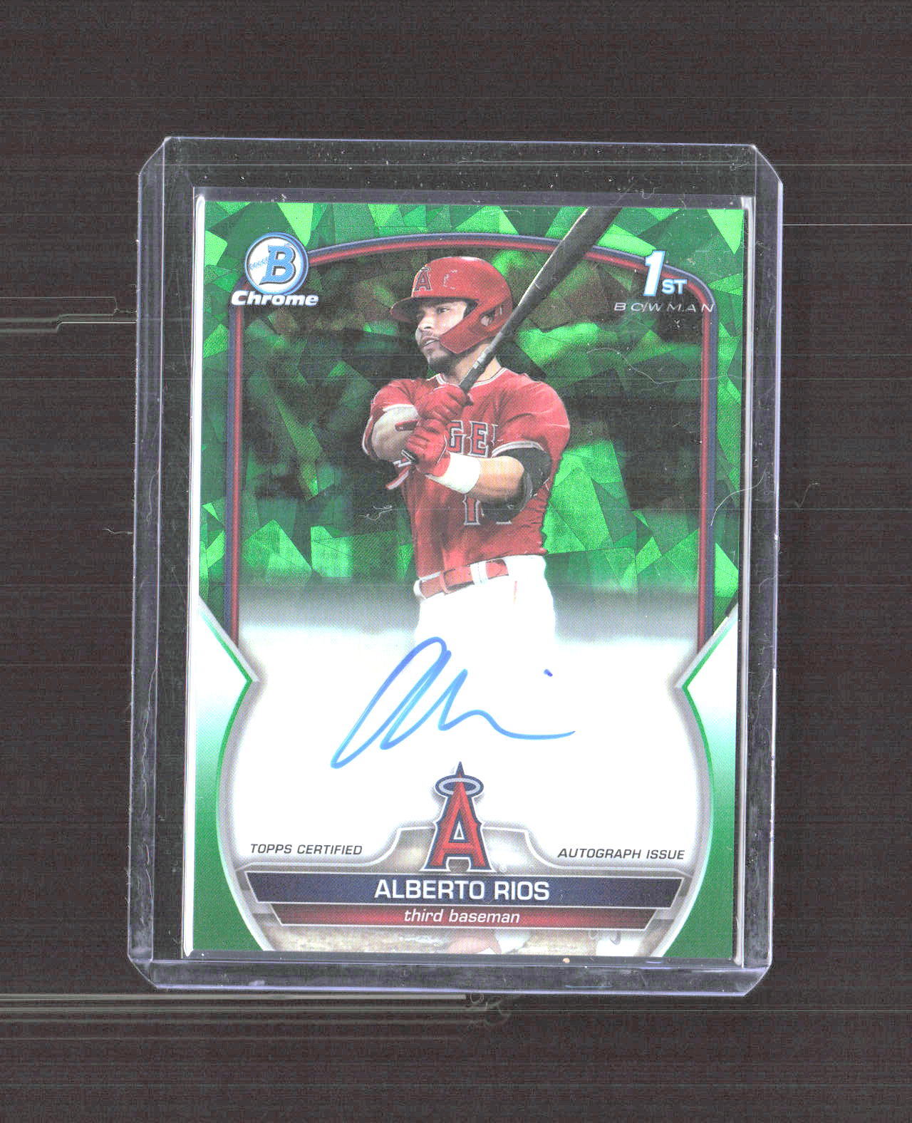 2023 Bowman Sapphire Edition #CDA-AR Alberto Rios Autographs Green #/99