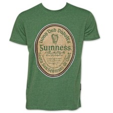 Guinness Beer Gaelic Label Shirt - Green Green