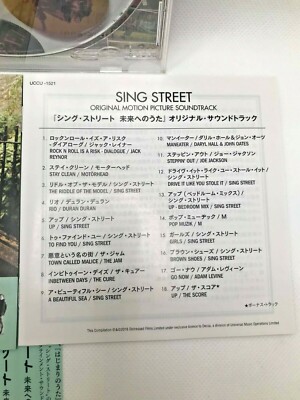 SING STREET Soundtrack Japanese Edition OST John Carney 2016 Once