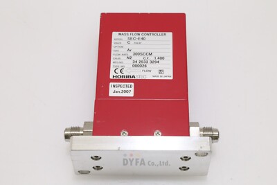 HORIBASTEC used SEC-E40 300SCCM Ar MASS FLOW CONTROLLER MFC-I-390 